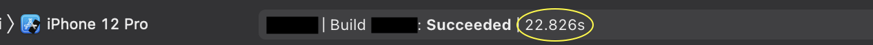 How to show build times in Xcode