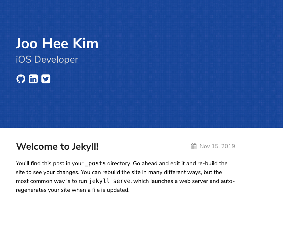 jekyll 블로그 테마를 바꾼 이유