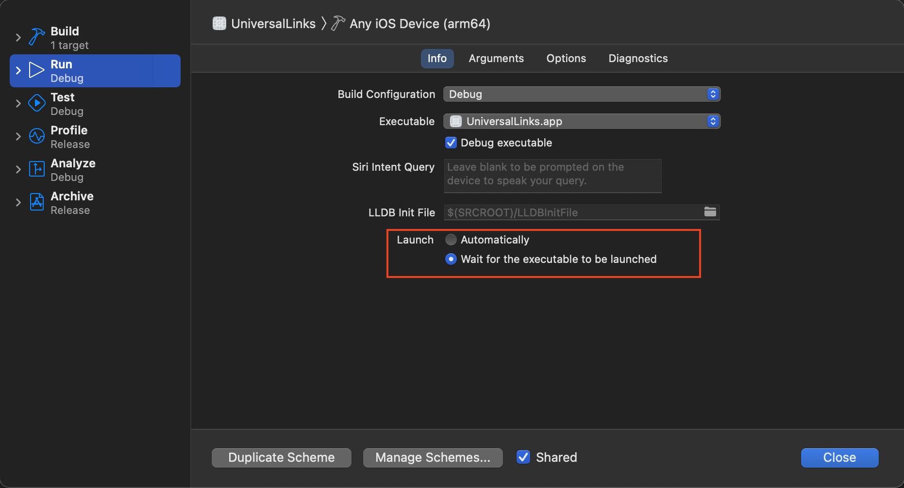 How to launch app not immediately but launch after waiting