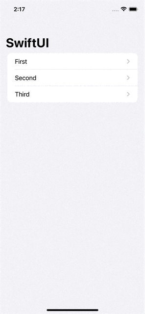 SwiftUI에서 NavigationView 사용하기