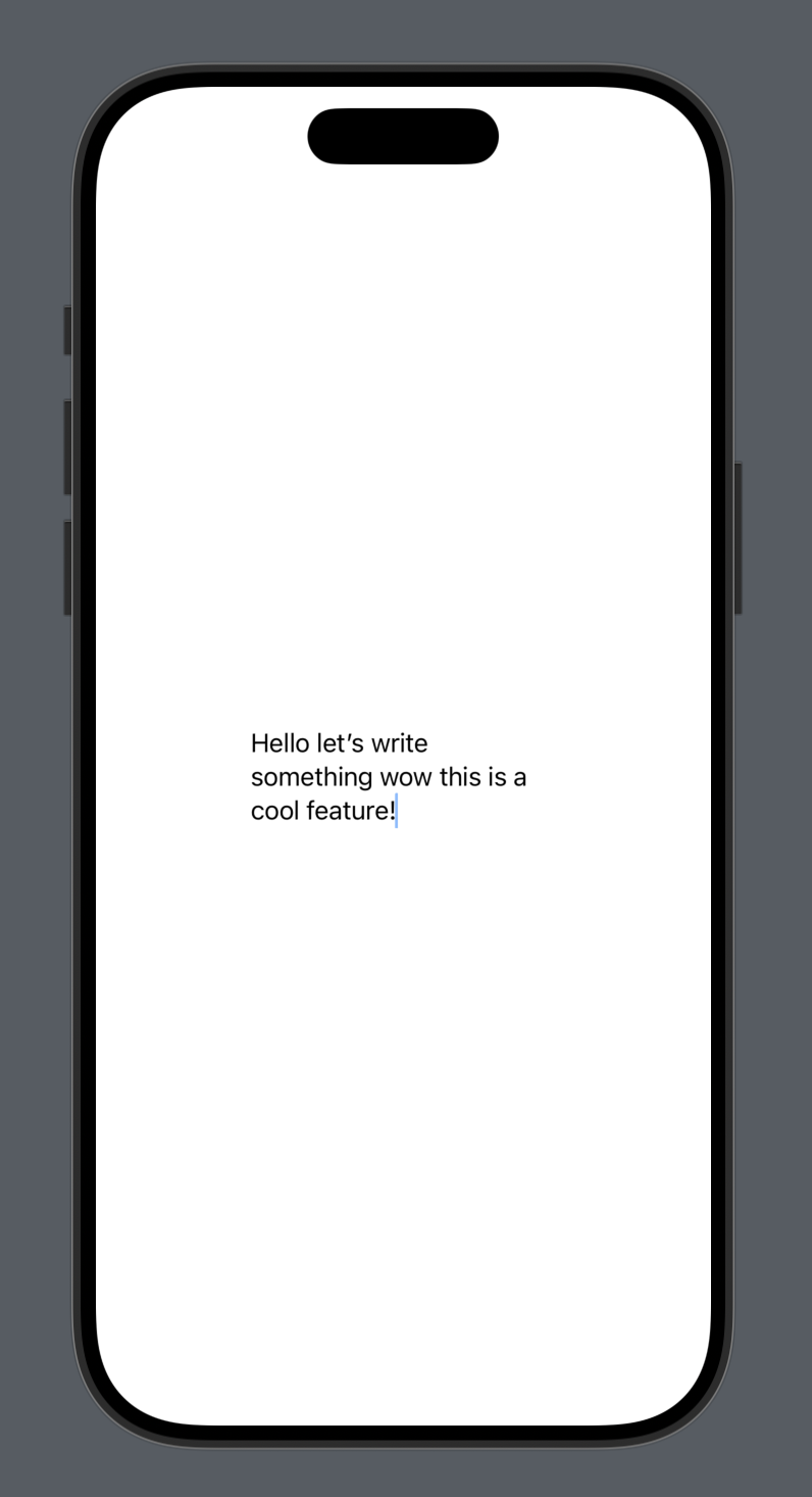 SwiftUI에서 TextField 세로로 쓰기